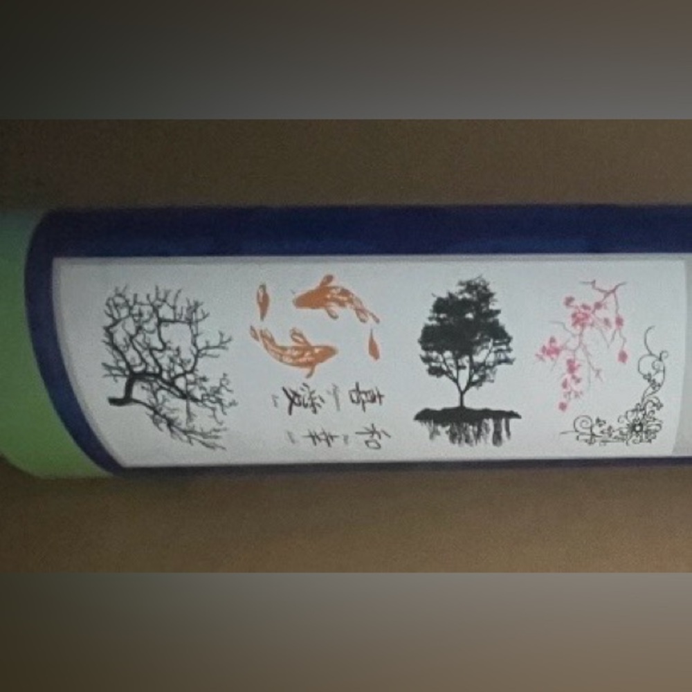 Yudu Organic Art Transparencies Chinese Art & Phrases 6 Piece Set